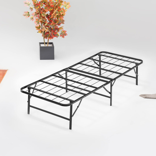 Zayton Base De Cama De Metal Quickbase De 14 Pulgadas Con Li