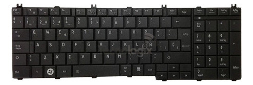 Teclado Toshiba Toc655es Para C655 C655d L655 L655d L750 L755 L770 Español Color Negro