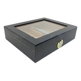 Humidor De Viaje Para Cigarros De Madera De Cedro, Estuche P