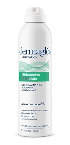 Dermaglos Corporal Hidratación Inmediata Spray X 175 Ml