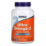 Ultra Omega 3 Now Foods 180 Softgels Importado Eua/usa