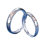 Anillos Pareja Sol Luna Ajustable Amistad