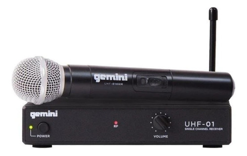 Micrófono Inalámbrico Gemini Uhf-01m-f1 Mano Vocal