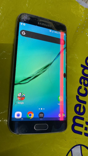 Samsung Galaxy S6 Edge Color Azul. Funcional Con Detalles!