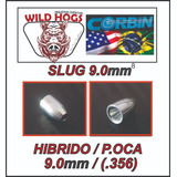 Chumbo Slug Hibrido H65 .356 / 9mm 65 Grains/ 4,2gr 100u