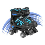 Patins Inline Infantil 4 Rodas Com Led Ajustável Barato