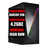 Pc Gamer Cpu 4.2ghz / Placa Video 2gb / Ssd 480gb / 16gb Ram