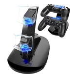 Cargador Ps4 Doble Base Control Ps4 Dualshock