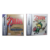 2 Cajas Customs Para Tus Juegos Zelda Gba (solo Cajas)