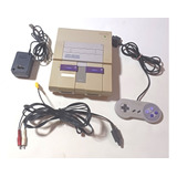 Nintendo Super Nes Standard Cor  Cinza Com Caixa - Tudo Original - 2 Jogos De Brinde!