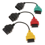 3 Pcs Ecu Scan Obd2 Adaptador Pacote De Cabo De Diagnóstico