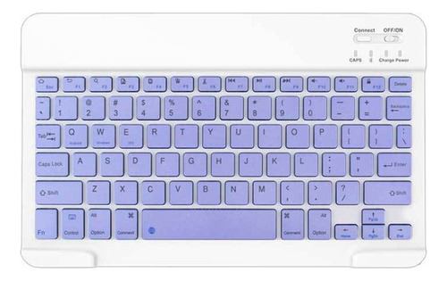 1 Teclado Bluetooth Inalámbrico Universal Para Tableta De