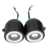 Faro De Motocicleta, Faro Led Universal, Lámparas Dobles