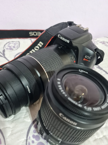 Canon T6i Rebel + Lente De Kit 18-55 + Teleobjetivo + Bateri