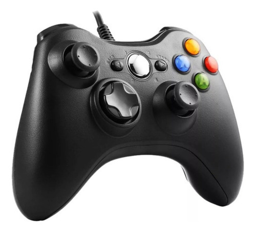 Controle Video Game Xbox 360 Pc Com Fio Joystick Manete