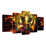 Djsylife Hindu God Ganesha Wall Art Canvas Impreso Para