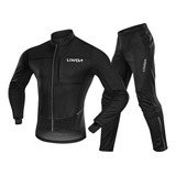 Chaqueta De Ciclismo Térmica Para Hombre Lixada A Prueba De