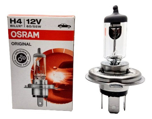 Foco H4 Osram Original Automotriz  60/55w 12v Made  Alemania