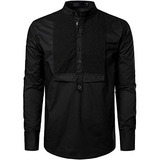 Camisas De Pirata Henley Gótico Victoriano De Manga La...