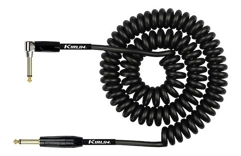 Cable Plug Espiralado Premium Kirlin Ipk-222bfgl 10m Coil