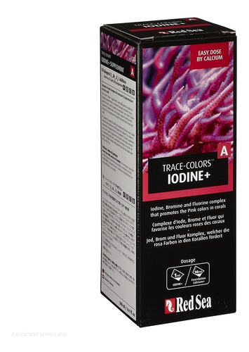 Red Sea Trace Colors A Iodo Elements Trazas 500 Ml