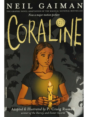 Coraline Novela Gráfica, De Gaiman, Neil / Russel, P. Craig. Editorial Rocabolsillo, 2015