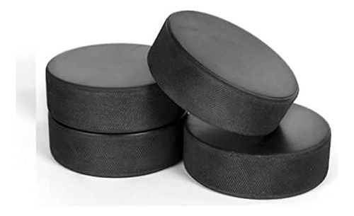 Discos De Practica De Hockey Sobre Hielo Negro 6 Oz-4un