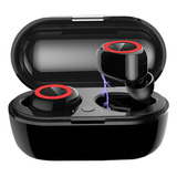 Auriculares In Ear Bluetooth Inalambrico Wireless Deportivos Suono Bt P15  Color Negro