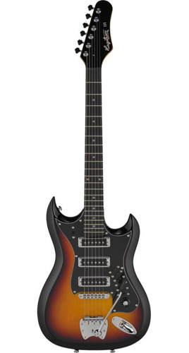 Guitarra Electrica Hagstrom Hiii-3sb Retroscape Tone Sunburs