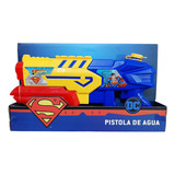 Pistola De Agua Superman Juguete Lanzador Verano Arma Infant