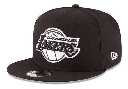 New Era Gorra L A Lakers Black & White Nba 9fifty Ajustable