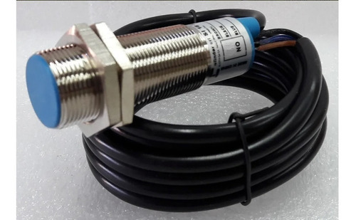 Sensor Inductivo M18 Npn Rasante 3 Hilos 10 A 30 Vcc Normal Abierto Con Cable De 2m.
