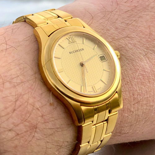 Reloj Bucherer By Rolex Hombre Oro 955.903 Excelente