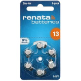 Pack X 6 Pilas Audifono Renata 13 Pr48 Audiologia