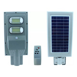 Luminario Led Solar 60w Accesorios Para Fijar Control Remoto