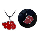 Naruto Akatsuki Colgantes Collar Nube De Acero Quirúrgico