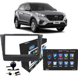 Central Midia Carplay Android Auto Creta 2017 2018 2019 2020