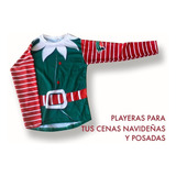 Paca De 390 Playeras Navideñas Manga Larga Para Deportes 