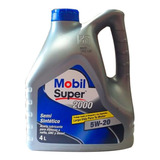 Aceite Mobil Super 2000 5w20 Semisintetico 4 Litros