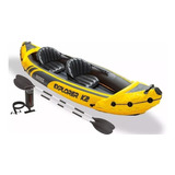 Canoa Kayak Intex Explorer K2 Inflable Bote 2 Personas