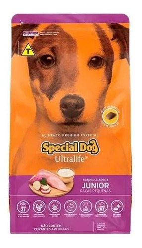 Ração Special Dog Ultralife Pequenas Raças Junior 10,1kg