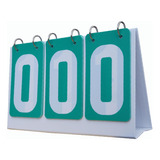 Score Flip Score Board Multiusos Portátil 3 Dígitos Verde
