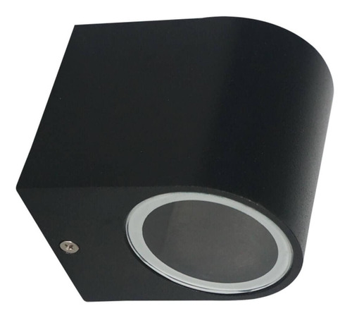 Arbotante Negro Pared Exterior Con Foco Led Ade-003 