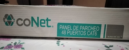 Panel De Parcheo Conet, 48 Puertos Cat6 (con-48c6)