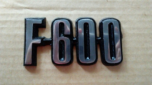 Emblema Ford F600 Metalico Sin Adhesivo Foto 2