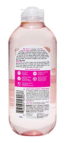 Garnier Skinactive Agua Micelar Limpiadora Con Agua De Rosas