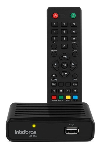 Conversor De Tv Digital Full Hd Gravador Intelbras Cd 700 Nf