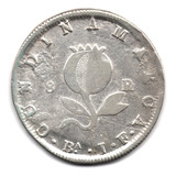 8 Reales 1821 Bogotá Plata