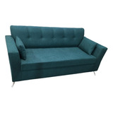 Sillon Sofa Nordico Con Botones Dadaa Chenille Premium