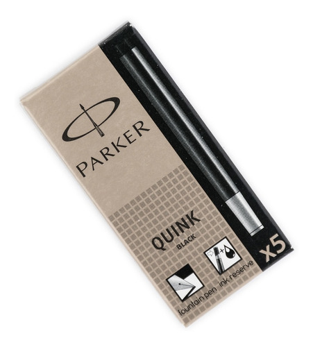Tinta Pluma Fuente Parker (cartridges Largos) - Black